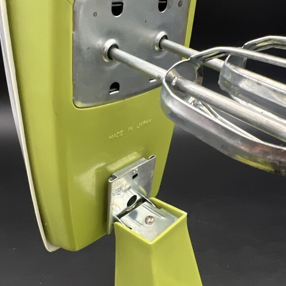 Vintage Sears Toy Super Food Mixer Avocado Green with Bowl Made in Japan 1970s - Picture 8 of 16